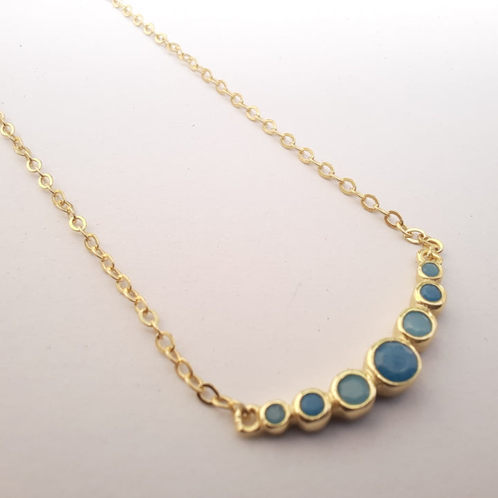 Collar Lunas Azules