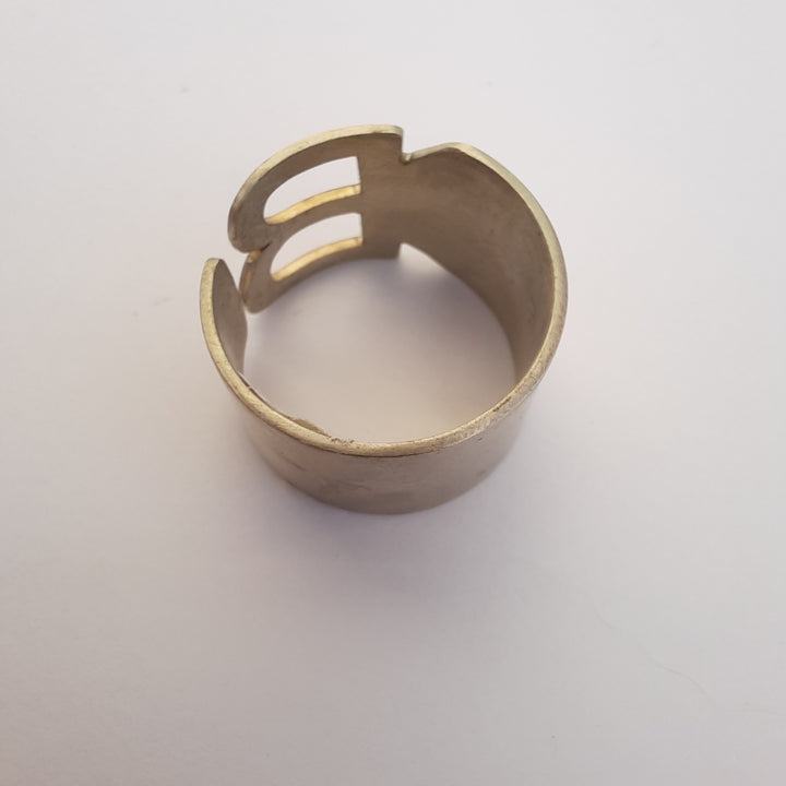 Anillo Letra B alpaca